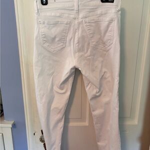 Kut from the Kloth White Cropped Jeans